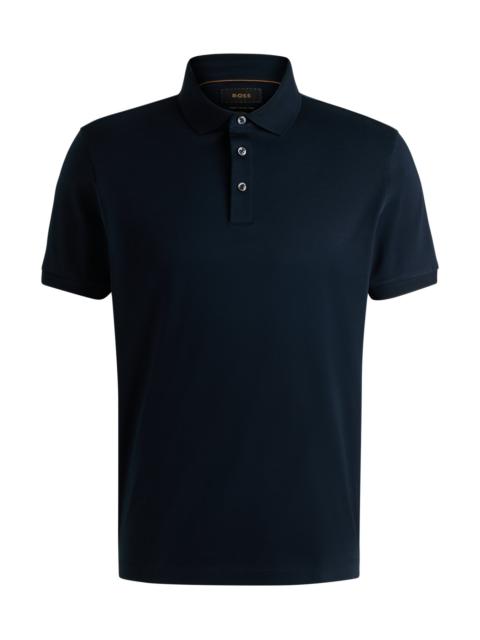 REGULAR-FIT POLO SHIRT IN MERCERIZED COTTON