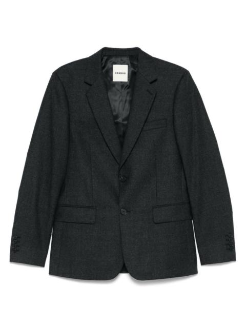 single-breasted blazer