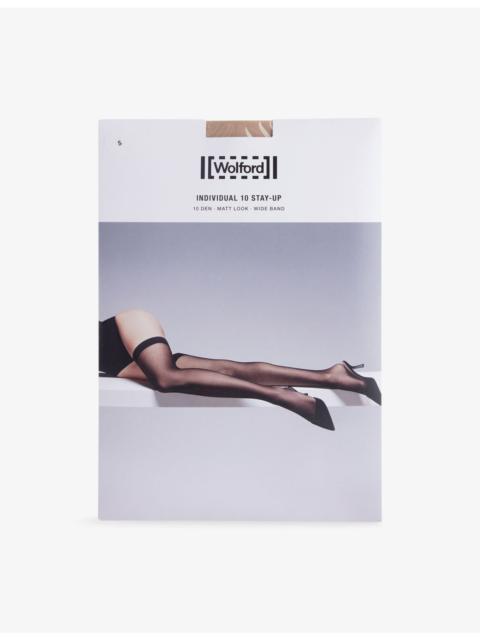 Individual 10 Stay-Up Stretch-WovenTights