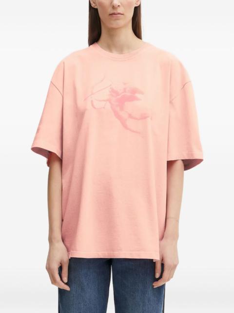 cupid-print T-shirt
