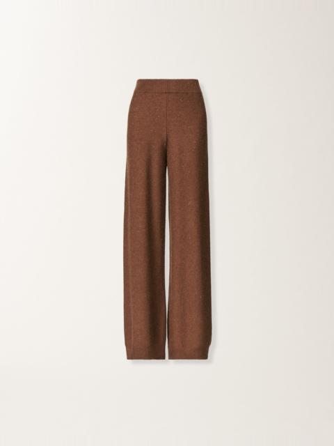 Wool and silk trousers with sequins