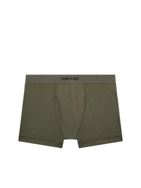 COTTON STRETCH JERSEY BOXER BRIEF