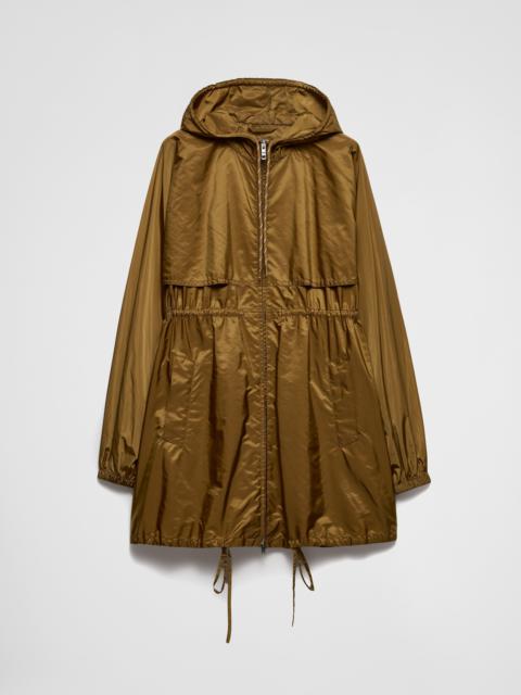 Lightweight Re-Nylon raincoat