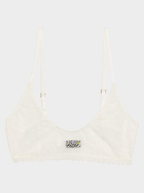 Dahlia Floral Lace Soft Bra