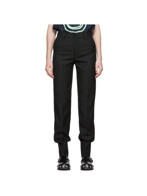 Black Summer Suiting Trousers