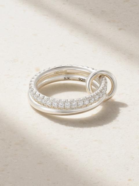 Cara Sterling Silver Diamond Ring