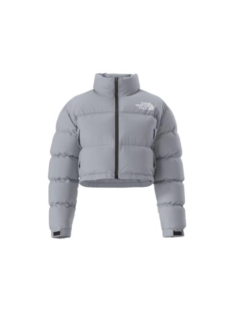 The North Face Women's Nuptse Short Jacket Blue Flax