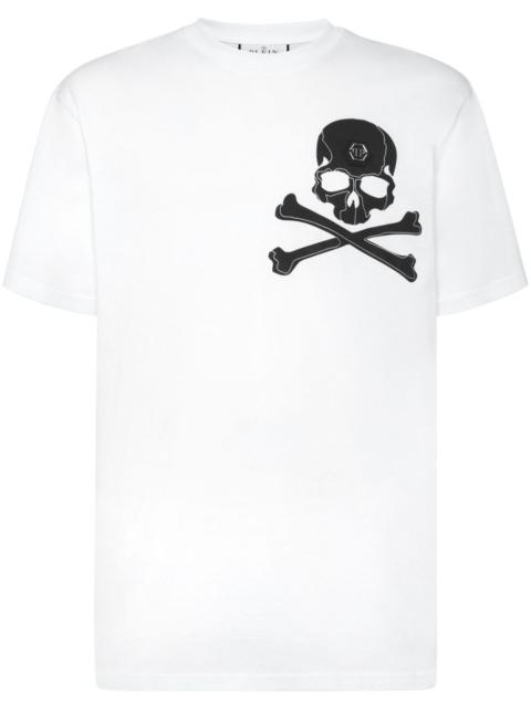 skull-print cotton t-shirt
