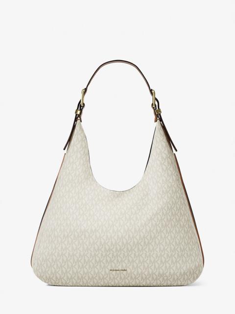 Nolita Large Signature Logo Hobo Shoulder Bag