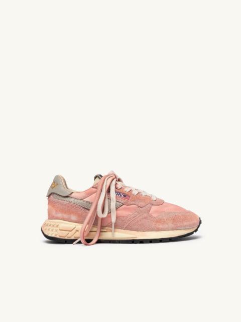REELWIND SNEAKERS SUPER VINTAGE IN NYLON AND SUEDE COLOR PINK