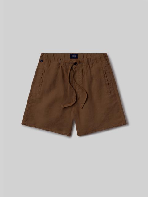 Drawstring Deck Linen Short
In Kelp