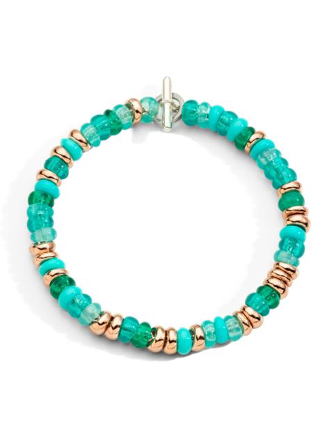 RONDELLE BRACELET IN GOLD-PLATED SILVER & RECYCLED PLASTIC