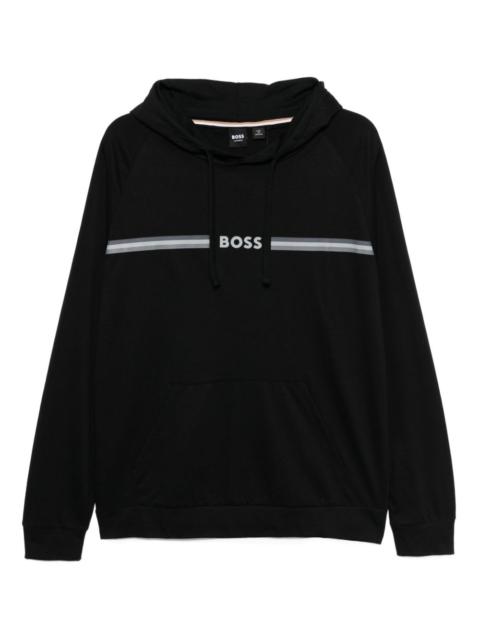 logo-printed hoodie