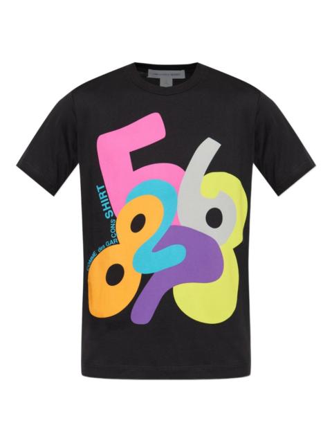 abstract-print t-shirt