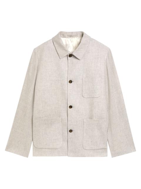 Lardini Wool and Cashmere-blend Overshirt