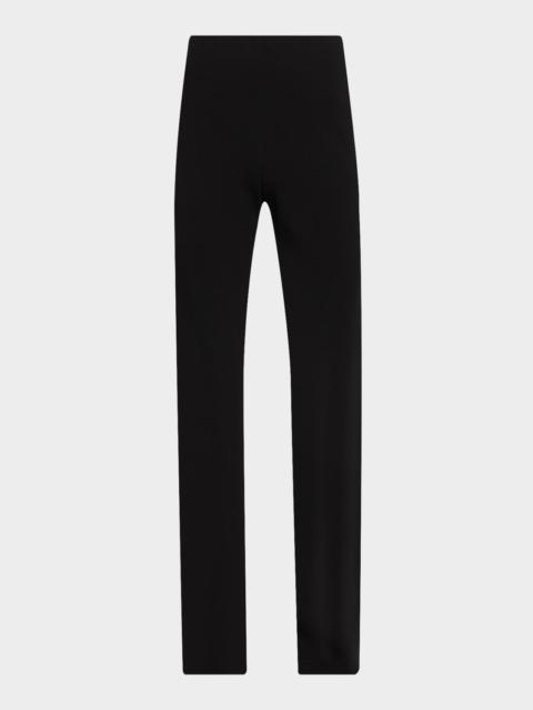 High-Waist Wide-Leg Bias Pants