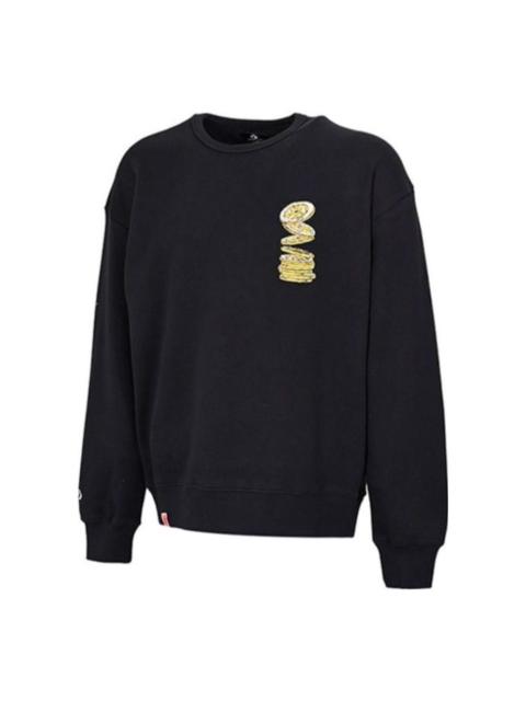 Converse YOTR Graphic Crew 'Black' 10025505-A03