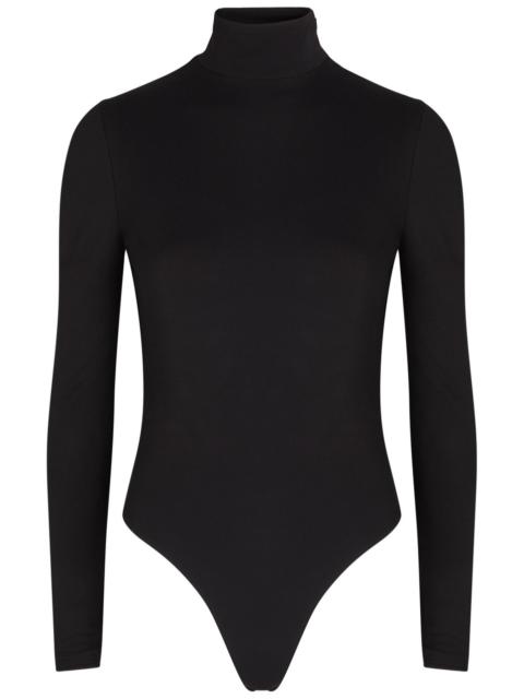 Alaïa Heart Cut-out Crepe Bodysuit