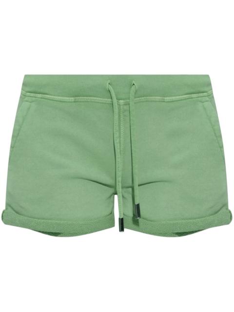 rolled-hem drawstring shorts