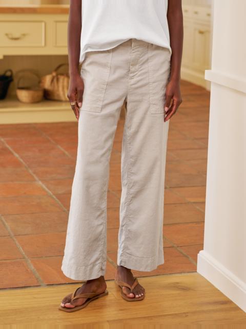 Wide-Leg Linen Pant
