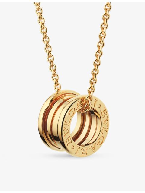 B.zero1 18ct yellow-gold pendant necklace