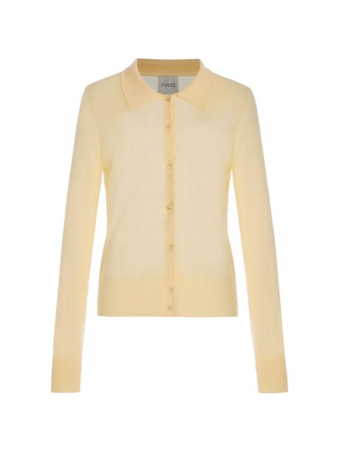 Exclusive Riviera Cooper Knit Cardigan yellow