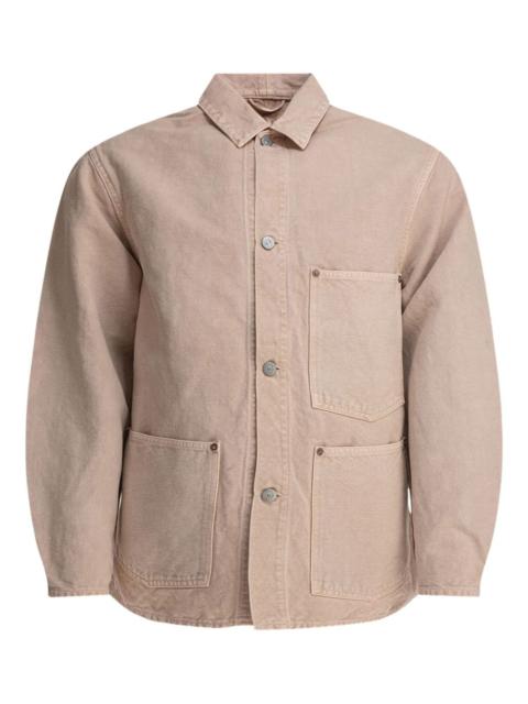 button-fastening shirt jacket