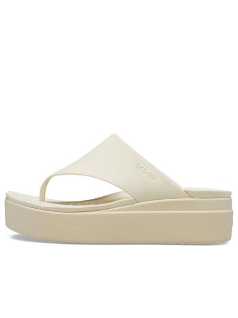 (WMNS) Crocs Brooklyn Flip 208727-2Y2