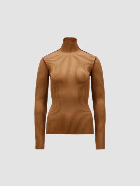 Wool & Cashmere Blend Turtleneck Sweater
