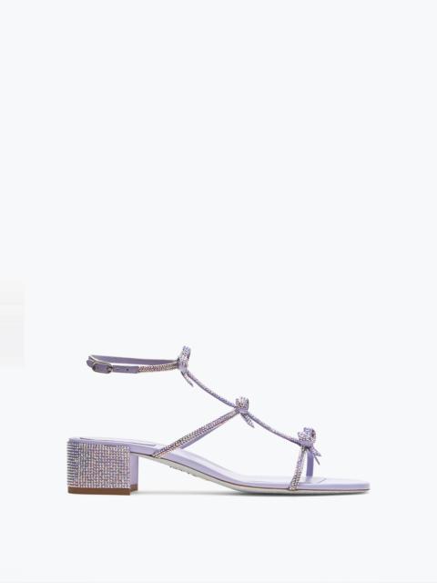 Caterina Lilac Sandal With Crystals 35
