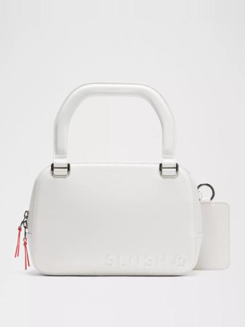 Top-Handle Leather Alternative XL Belt Bag 2L *SLNSH Collection