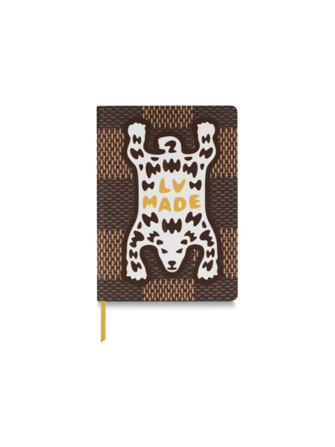 Louis Vuitton x Nigo Clemence Notebook Damier Ebene Giant Brown