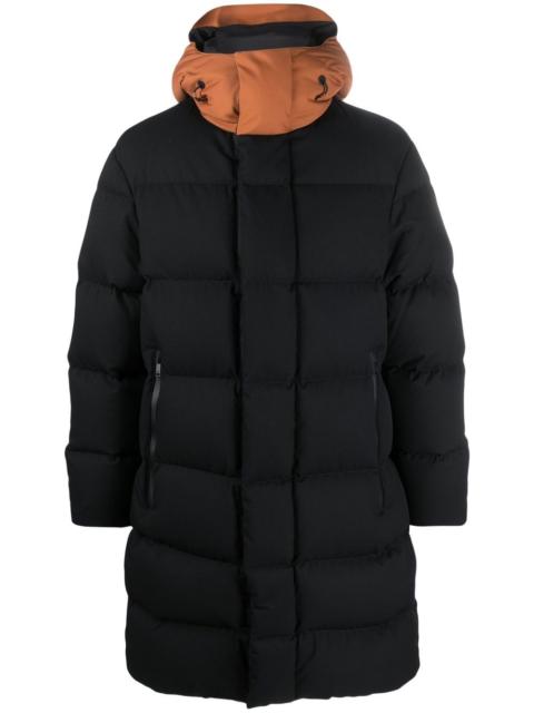 two-tone padded coat