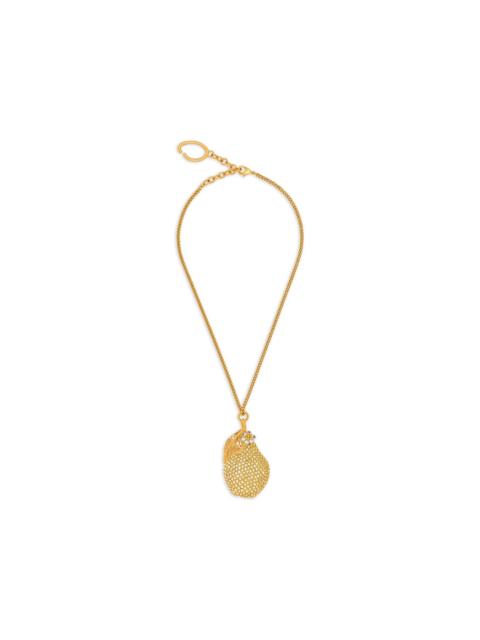 pear-embellished pendant necklace