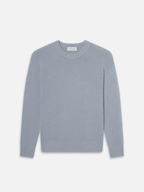 Cashmere Crewneck Sweater in Smoky Blue