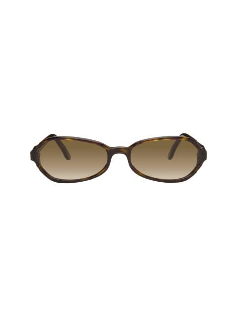 Brown Drain Sunglasses