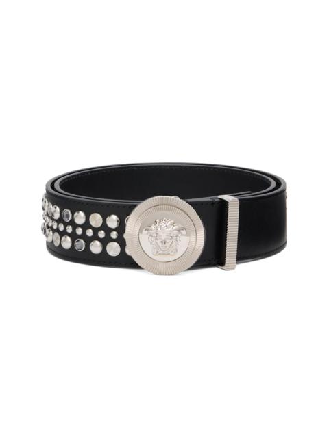 Black Medusa Biggie Leather Belt