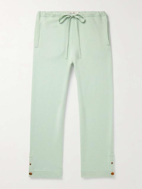 Straight-Leg Cashmere Drawstring Trousers