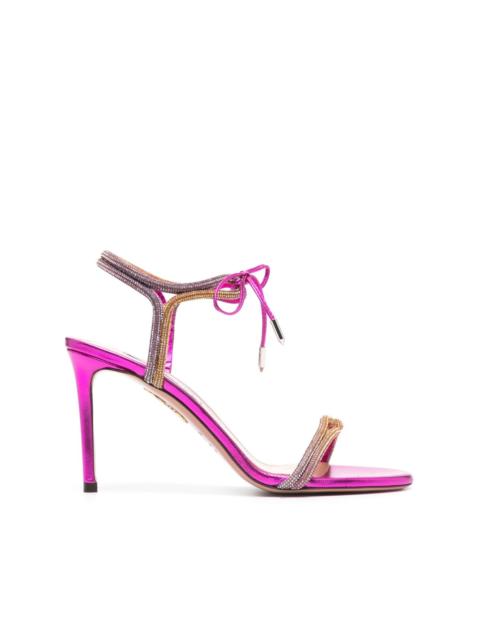 100mm crystal-embellished sandals