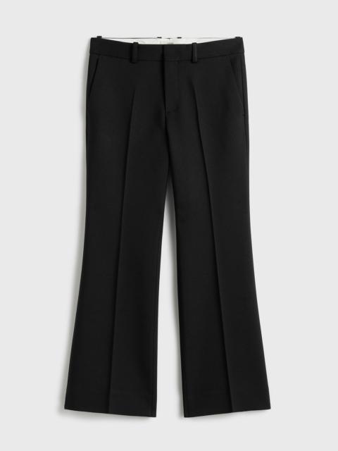 Kick flare trousers black