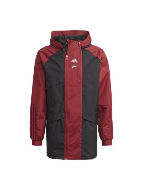 adidas Arsenal Hooded Jacket 'Black' GR4209