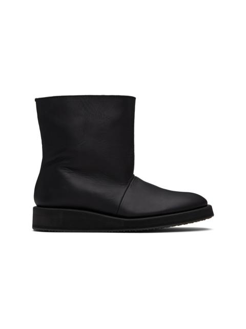 Black Soft Matt BK High-Top Boots