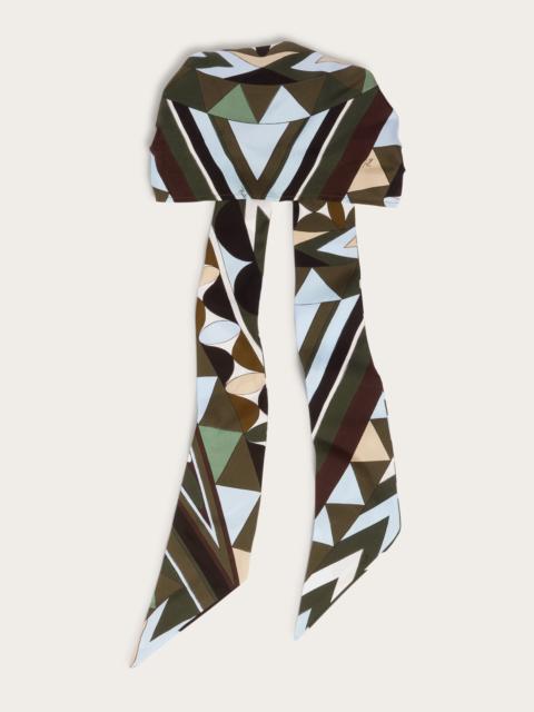 MANUBA PRINT SILK BANDANA HAT