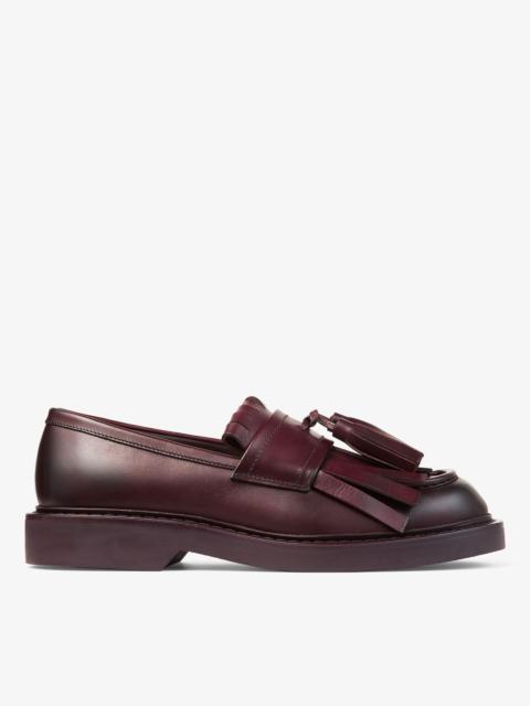 Buff Fringe Loafer
Deep Merlot Waxed Calf Loafers