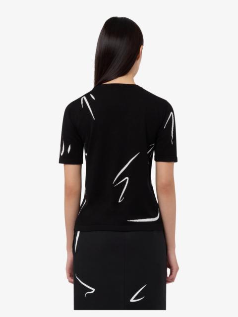 PURE COTTON INLAID KNITWEAR