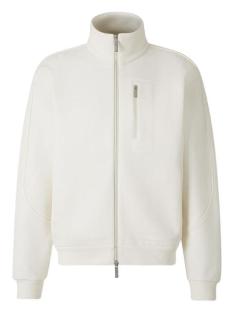 zip-pocket sweatshirt