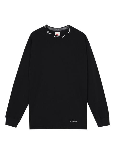 Nike x Stussy NRG BR Long-Sleeve Knit Top 'Black' CT4314-010
