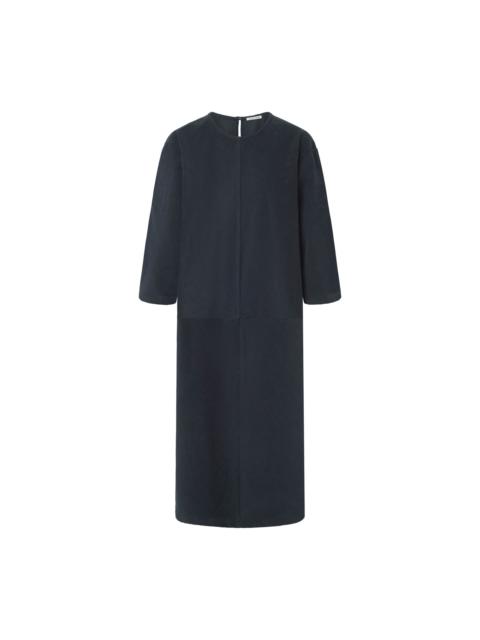 CORDUROY RADIANT DRESS - GREY NAVY