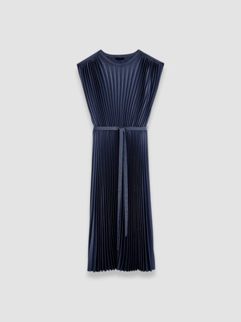 Volta Knit Weave Plissé Dress