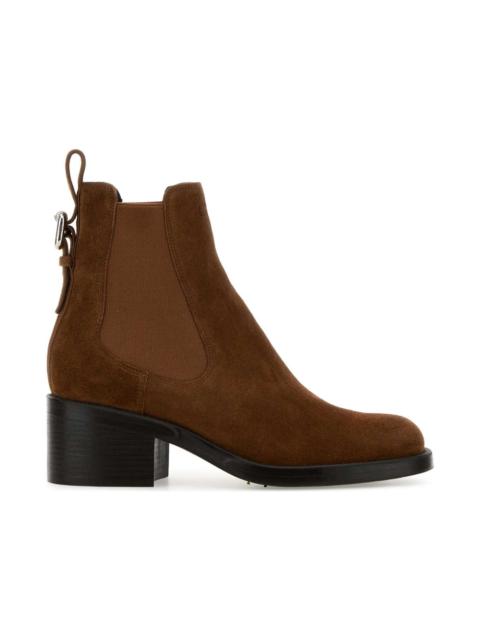 Caramel Suede Dakota Ankle Boots
